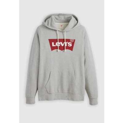 Image of Levi&#039;s Standard Graphic Hoodie Hoodie, Men&#039;s, Size: XS, Heather gray