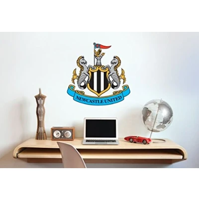 Image of Beautiful Game Newcastle United Football Club Crest Wall Sticker Official Merchandise Decal Vinyl (60cm)