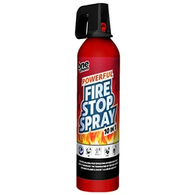 Image of One Chem 750g fire Stop Spray For Home, Kitchen, Car, Caravan, Camping 10 in 1 extinguisher Non toxic