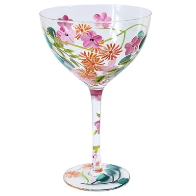 Image of Lesser &amp; Pavey British Designed Cocktail Glass Glasses with a Variety of Use Including Margarita, Espresso Martini Butterfly Glasse for Home or Events Lynsey Johnstone