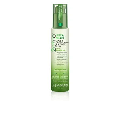 Image of Giovanni 2chic Avocado and Olive Oil Ultra Moist Leave In Conditioner Styling Elixir 118 ml