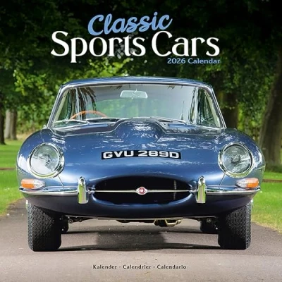 Image of Classic Sports Cars Calendar 2026