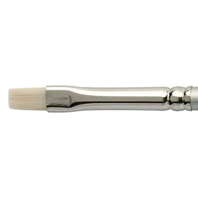 Image of Winsor &amp; Newton Size 4 Artisan Water Mixable Oil Colour Short Flat Brush