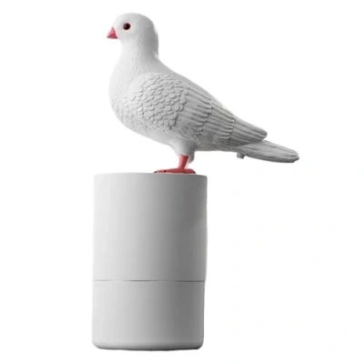 Image of HshDUti Automatic Soap Dispenser, 300 ML Battery Powered Non Touch Foam Pigeon Electric Dispenser with Infrared/Motion Sensor for Kitchen and Bathroom Cleaning White