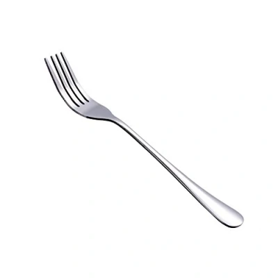 Image of HornTide 6 Piece Dinner Forks Set 4 Tines Table Fork Flatware Stainless Steel Mirror Polishing 8 Inch 20cm