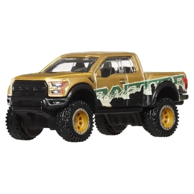 Image of Hot Wheels Premium Ford F150 Raptor, Car Culture Circuit Legends Vehicles for Kids 3 Years Old &amp; Up, Collection of 1:64 Scale Vehicles, JBK70