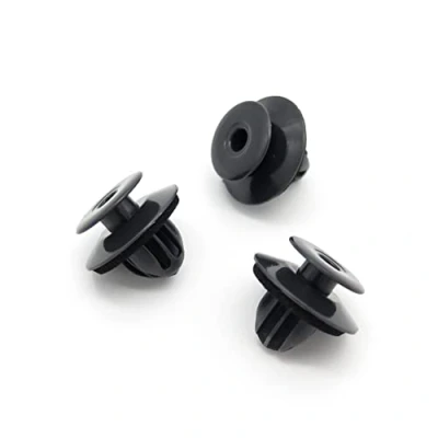 Image of VVO Fasteners Black Plastic Side Skirt, Sill Moulding Cover Trim Clips for Mitsubishi ASX, (Pack of 10)
