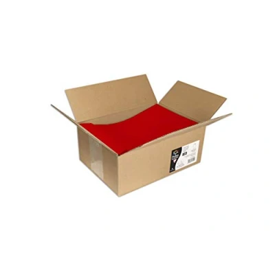 Image of Clairefontaine Ref 7059C Pollen Bulk Packed Envelopes (Pack of 200) C4 Sized, 120gsm Paper, Inkjet &amp; Laser Compatible, Acid Free, Self Adhesive Backing Intensive Red