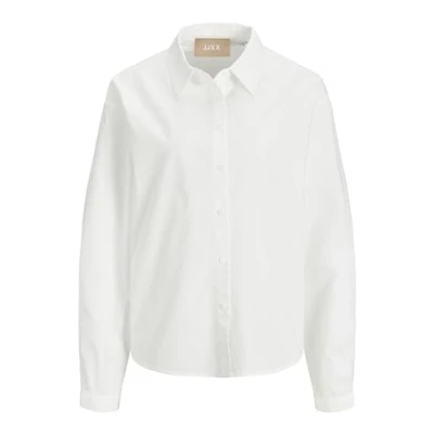 Image of JACK &amp; JONES Women&#039;s JXMISSION LS Relax Shirt NOOS Blouse, White, L