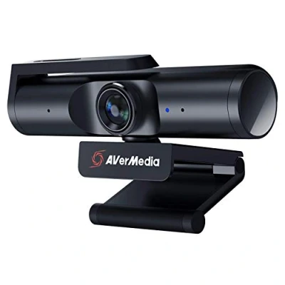 Image of AVerMedia Live Streamer CAM 513 4K30 UHD, Ultra Wide Angle Webcam with Fixed Focus Lens, for Indoor Lighting, works OBS, Zoom, PW513 Black