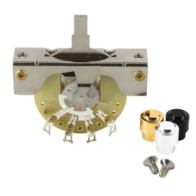 Image of 5 Way Guitar Lever Switches With 3 Tip Electric Selector Pickup For Switch