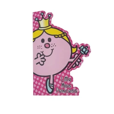 Image of Mr Men Little Miss Princess Birthday Card, Pink/Yellow, One Size