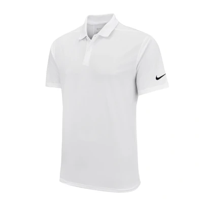 Image of Nike Golf Solid Polo shirt, Men&#039;s, Size: Large, White/black