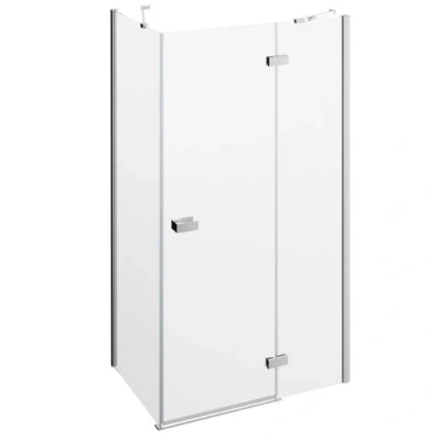 Image of Iflo Kilfane 800mm 8mm Semi Frameless Hinge &amp; Inline Side Panel
