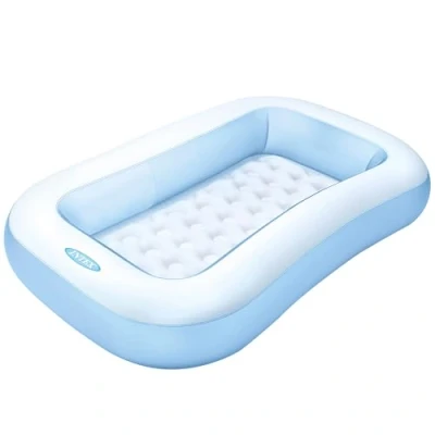 Image of Intex Rectangular Baby Pool with Soft Inflatable Floor #57403