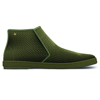 Image of RIVIERAS Unisex Adults Montante Classic 30 Espadrilles, Green (Kaki 11), 3.5 UK