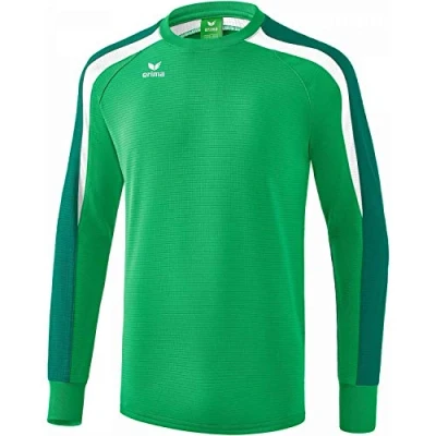 Image of Erima Kids Liga Line 2.0 Sweatshirt Smaragd/Evergreen/White, Size 128