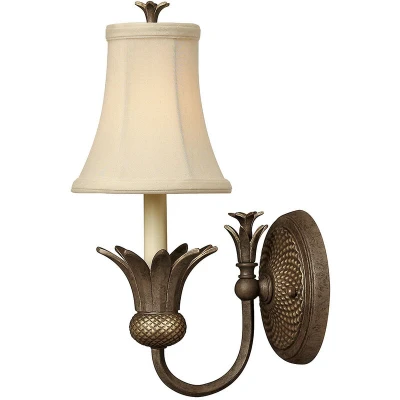 Image of Plantation 1 Light Indoor Wall Pearl Bronze, E14