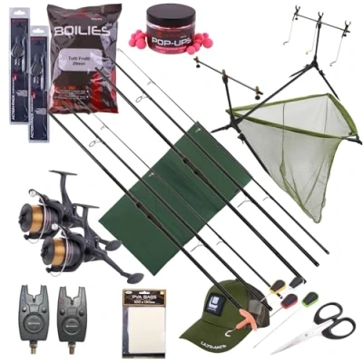 Image of Ultimate Adventure Mega Carp Set fishing combo