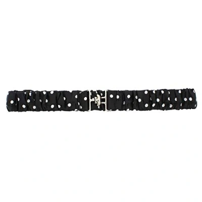 Image of Zac&#039;s Alter Ego 4cm Elasticated Fashionable Retro Polka Dot Skinny Waist Belt