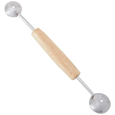 Image of Dexam Faringdon Collection Carded Double Melon Baller, Brown, 26cm