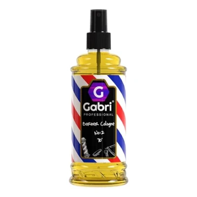 Image of Gabri No2 Barber Cologne, Aftershave Turkish Cologne Spray, Men&#039;s Eau de 400 ml (No2)