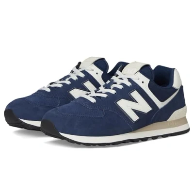 Image of New Balance U574 Unisex Trainers, Size: 4.5, Indigo shoes