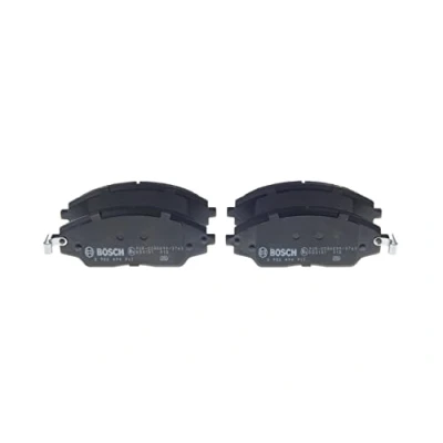 Image of 95231012 Brake pad set BOSCH 0 986 494 917 Low Metallic with integrated wear warning contact CHEVROLET: Aveo Hatchback