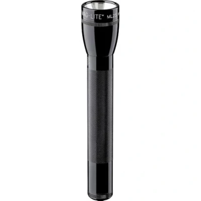 Image of Mag Lite 3 C Cell Flashlight, Aluminium, Black, 222 m