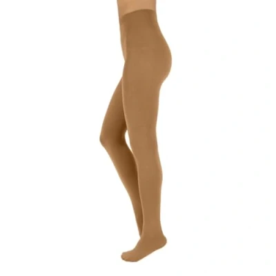 Image of CALZITALY Cashmere Wool Tights, Warm Winter Pantyhose, Thick 150 Den, S, M, L, XL, XXL, 3XL, 4XL Italian Hosiery (4XL, Camel)
