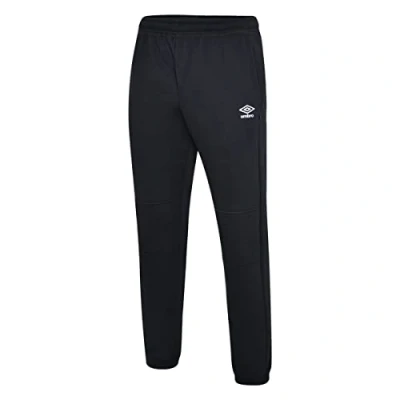 Image of UMBRO Club Leisure Men&#039;s Jogging Bottoms, Black and white, M