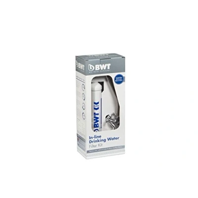 Image of BWT DWFKIT Inline Drinking Water Filter Kit, Chrome Finish Tap