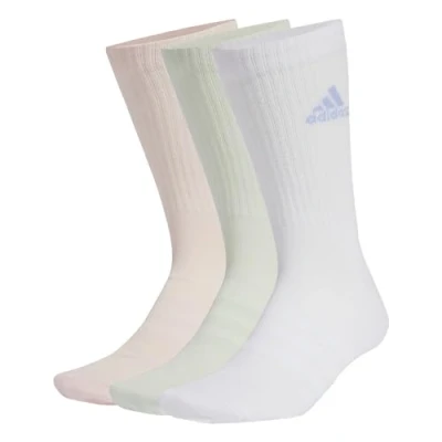 Image of adidas Unisex Kids&#039; CUSHIONED SPORTSWEAR CREW SOCKS 3 PAIR PACK, 5