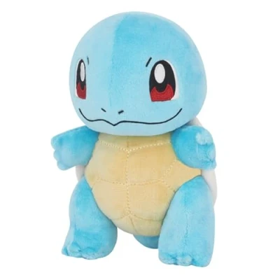 Image of Sanei Pokemon All Star Series PP19 Squirtle Stuffed Plush, 6&quot;