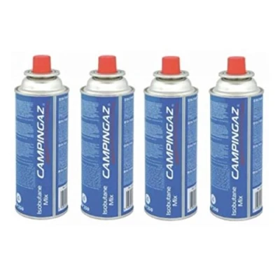 Image of Campingaz CP250 Resealable Gas Cartridge 4 Pack.
