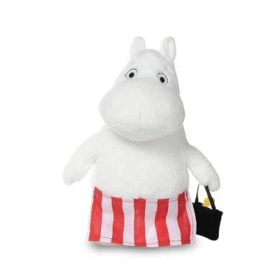Image of Aurora, 13203, Moomin Official Merchandise, Moominmamma, 6.5In, Soft Toy, White and Red