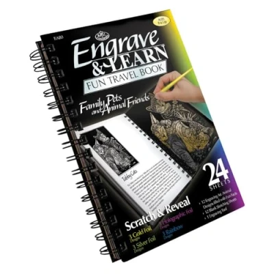 Image of Royal &amp; Langnickel Engrave Learn Family Pets and Animal Friends Designed Painting Set