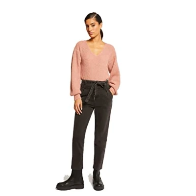 Image of Morgan Women&#039;s 222 Manel Pullover Sweater, Pink, Large