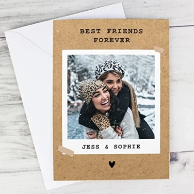 Image of Personalised Polaroid Photo Greetings Card for Birthday, Mother&#039;s Day, Christmas, Anniversary, Valentine, Wedding, Bar/Bat Mitzvah, any occasion