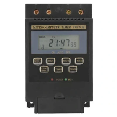 Image of Timer Controller, Dustproof Mutifuctional Practical Programmable Waterproof Microcomputer Switch for Industry/agriculture Home