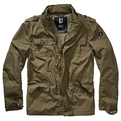 Image of Brandit Men&#039;s Britannia Ripstop Jacket, Olive, XXXXL