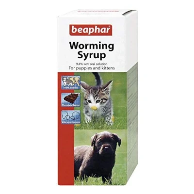 Image of Beaphar Dog &amp; Cat Worming Syrup 45ml