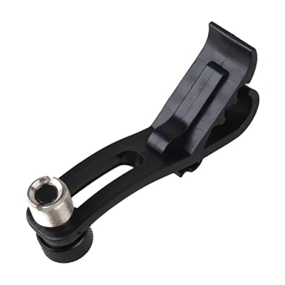 Image of Drum Microphone Shockproof Clip Hard Gear Mic Adjustable Clips On Mount