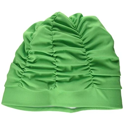 Image of BECO Unisex Fabric Cap Women&#039;s Swimming Cap, Unisex, Stoffhaube Damen, grün