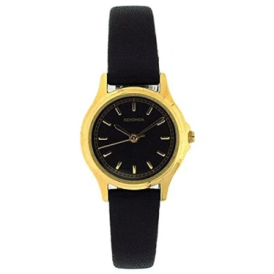 Image of Sekonda Classic 4141 Ladies Watch Black Dial Strap