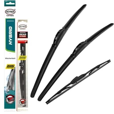 Image of Heyner Fits: Honda CR V 2013 onwards Full Set Hybrid Wiper Blades Front Rear HH2616H12ARC