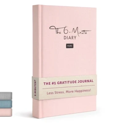 Image of 6 Minute Diary Pure 3 Million Copy Bestseller Gratitude Journal for Women &amp; Men Guided Mental Health Based on Positive Psychology Daily Manifestation Self Care Mindfulness