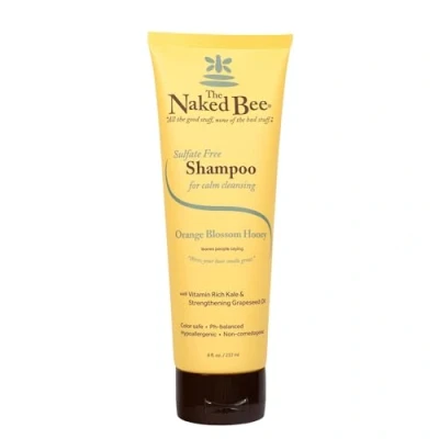 Image of The Naked Bee Sulfate Free Vegan Shampoo, Orange Blossom Honey, Hydrating for Dry &amp; All Hair Types, Paraben Free, Cruelty Organic Natural Ingredients, Nourishing Gentle Care, 8 oz (236 ml)
