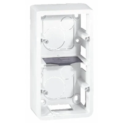 Image of Legrand Mosaic LEG80282 4 Module Frame for Vertical Mounting Depth 40 mm