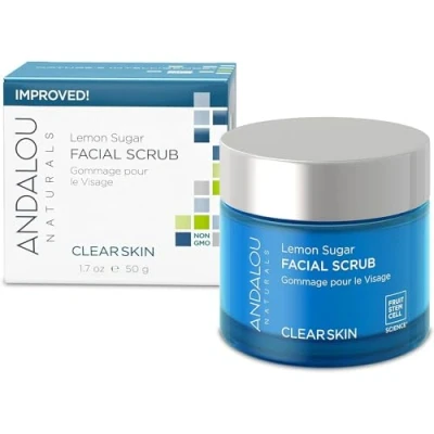 Image of Andalou Lemon Sugar Free Facial Scrub 50 ml
